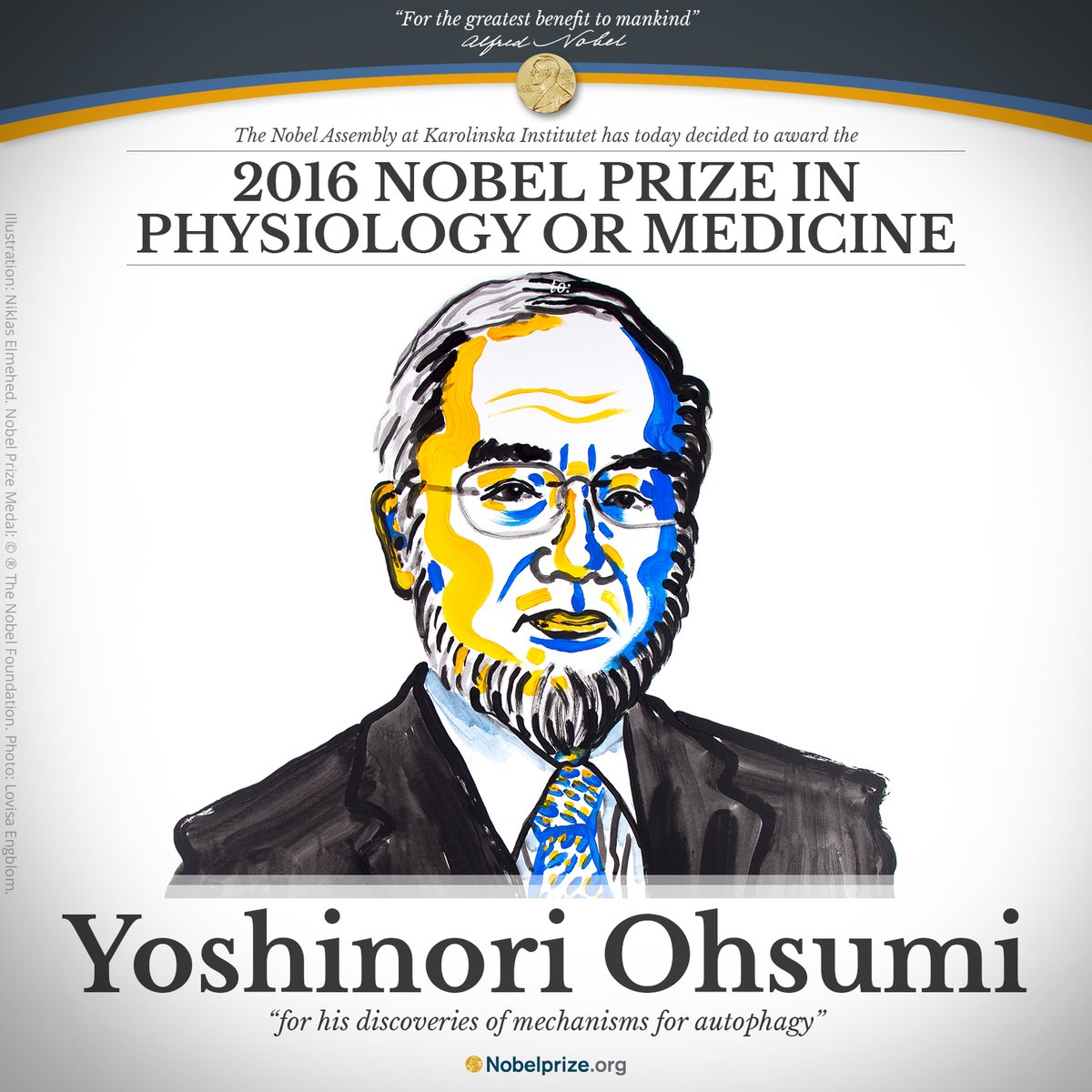 yoshinori ohsumi fasting nobel prize medicine autophagy