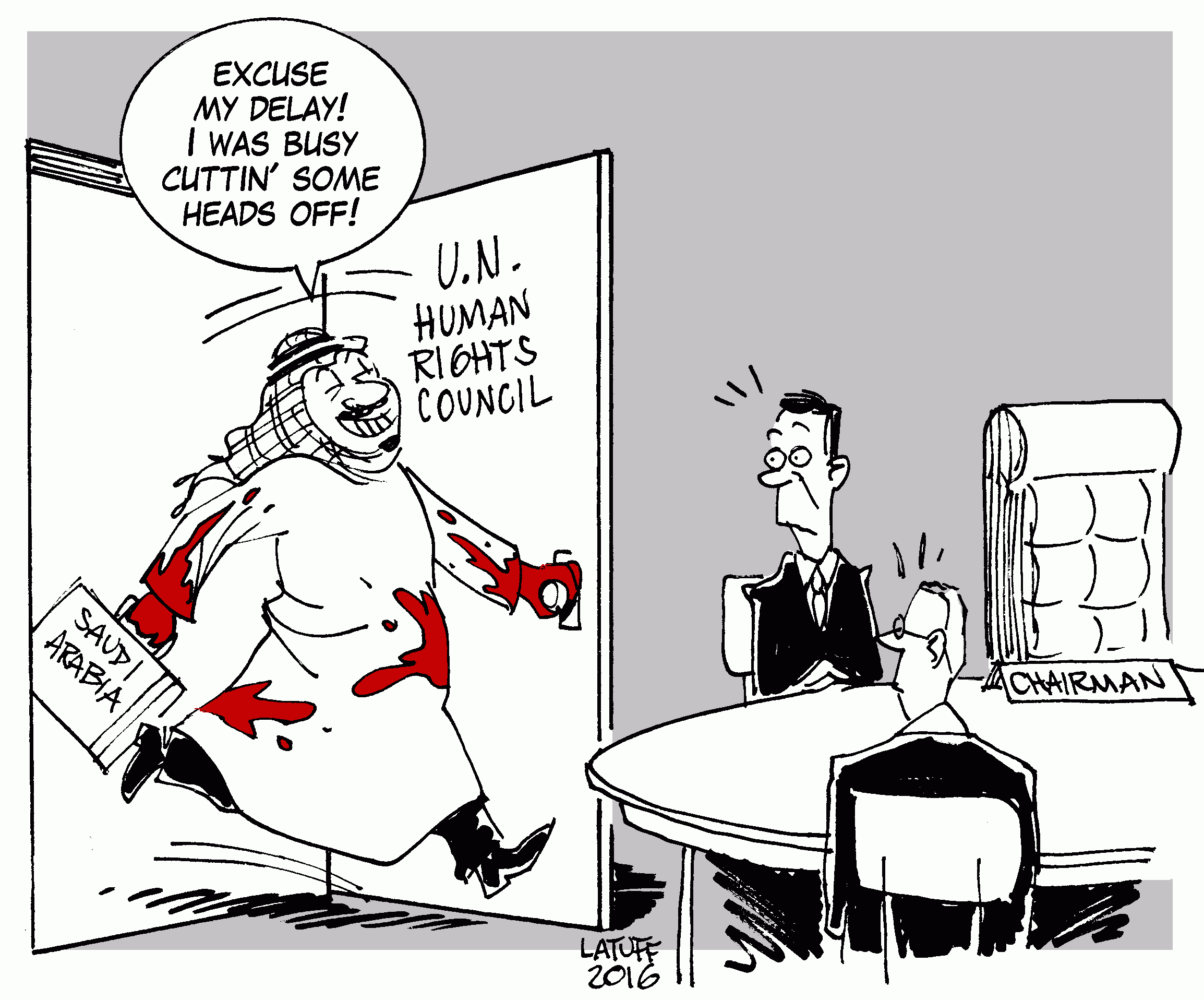 saudi arabia leader of the un human rights council executions